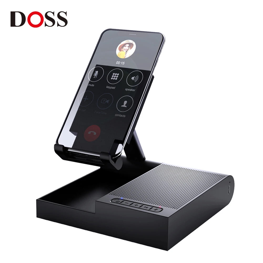 Wireless Bluetooth Speaker Cell Phone Stand 15W Wireless Charger