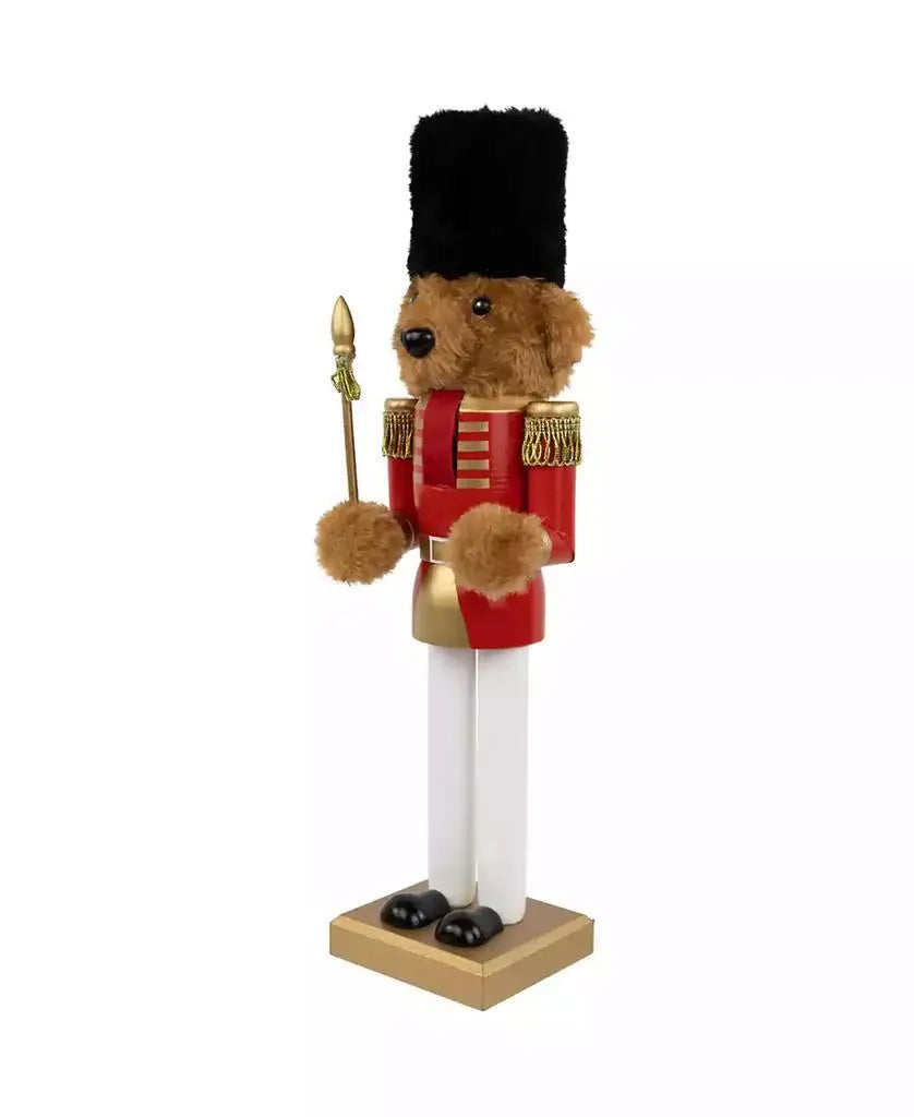 Northlight | 14" Plush Teddy Bear Soldier Christmas Nutcracker