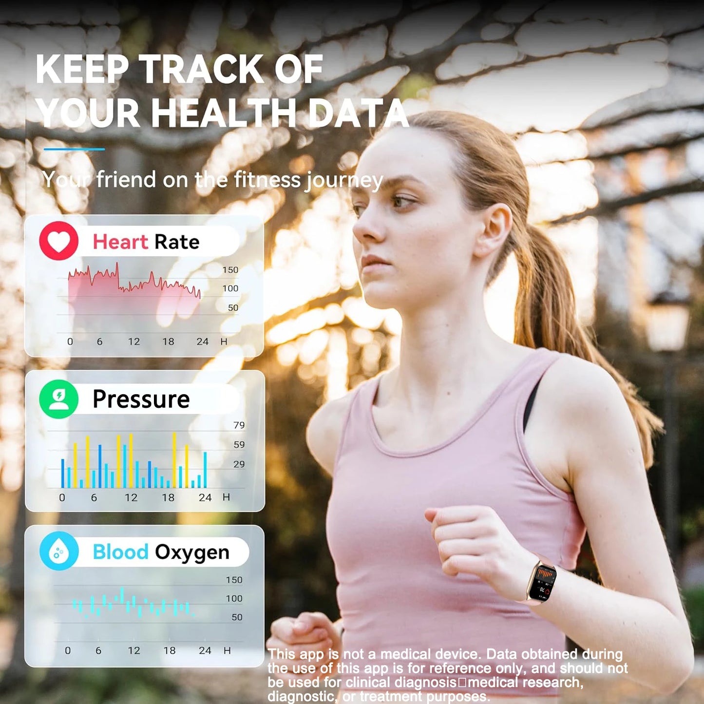 AI Voice Smart Watch for Men Women, HD Screen Activity Trackers