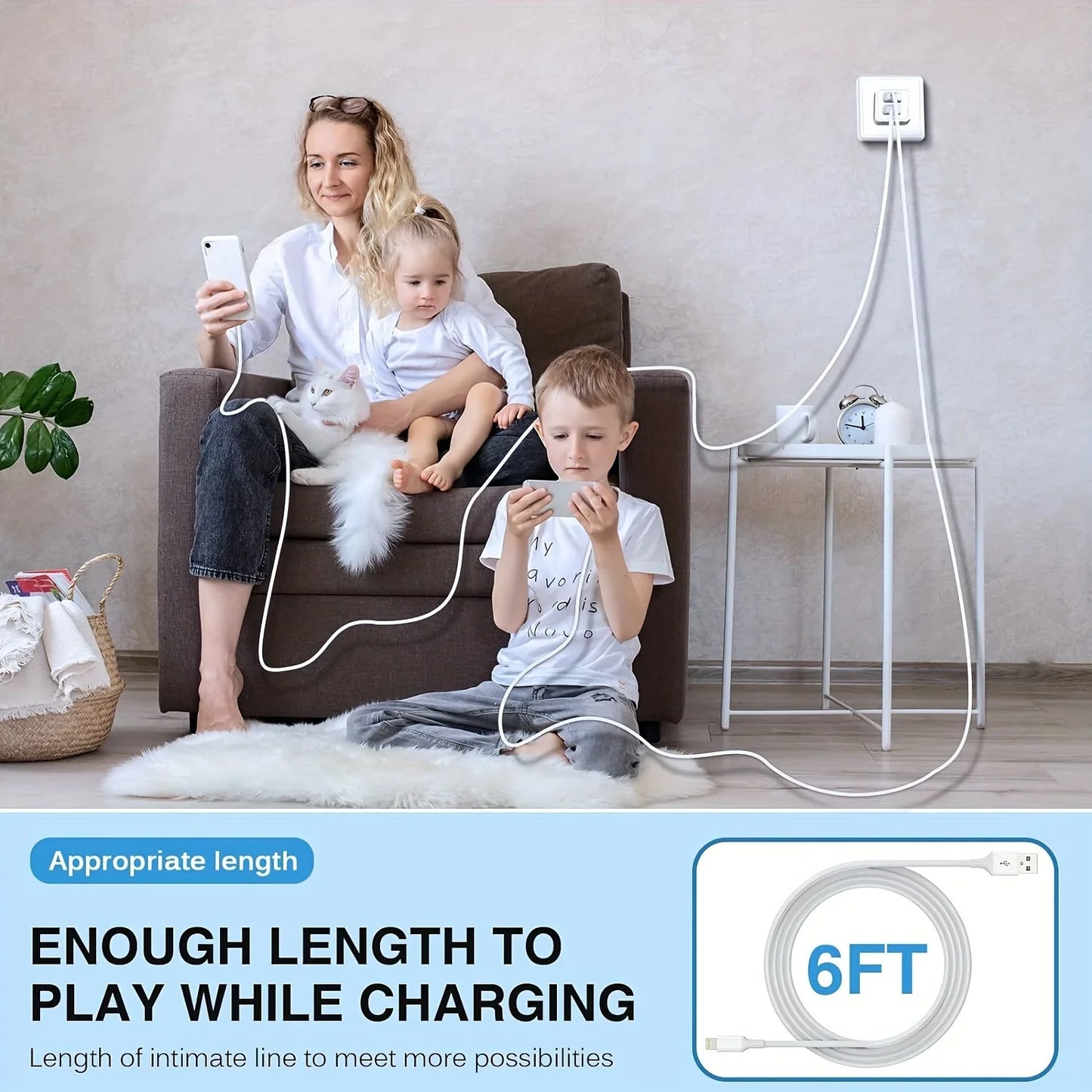 2.1A Dual Port USB Plug Power Adapter Charger Block Plug Cube