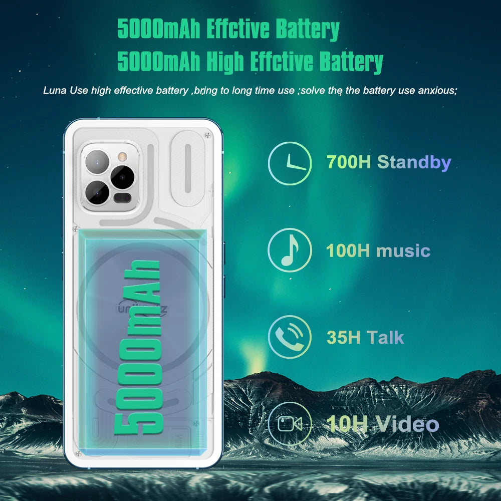 Luna Smartphone Rhythm Ambient Light 8GB 256GB 108MP G99