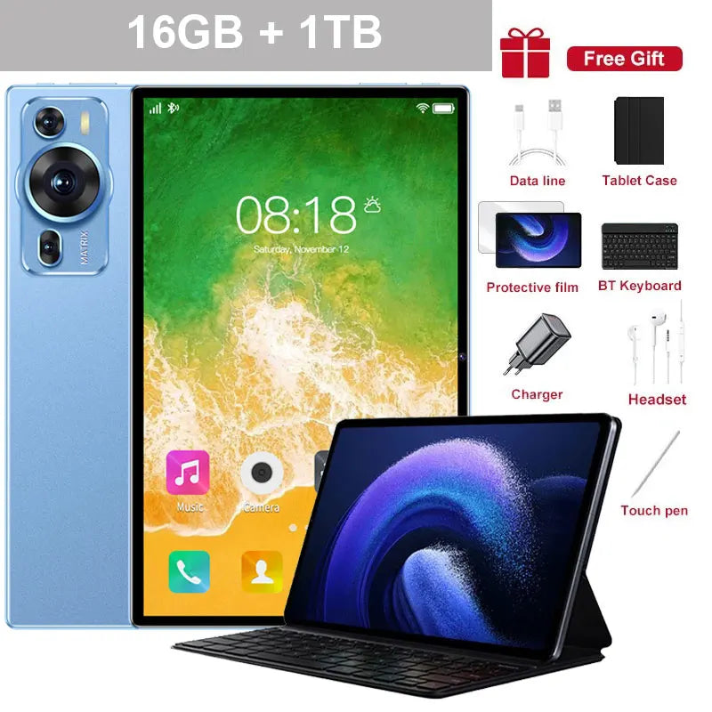 2025 New Original P60PRO Tablets 12inch Global Version HD Tab Android