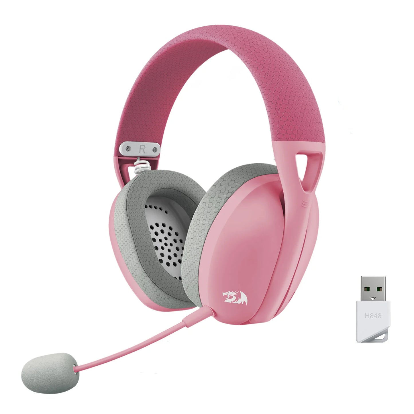 Redragon H848 Headset Bluetooth Wireless Gaming Lightweight 7.1 Surround Sound