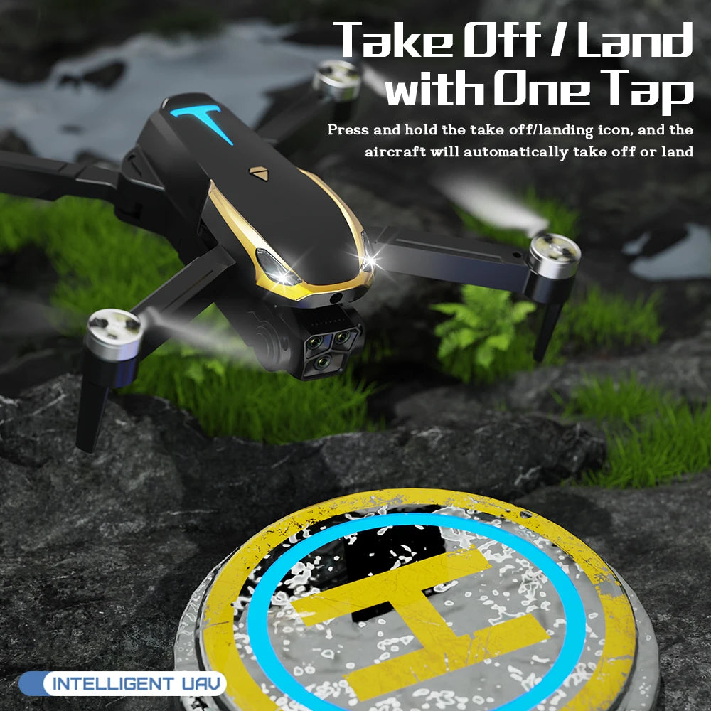 M8 PRO Brushless Motor Drone with 2 Battreys, Intelligent Obstacle Avoidance, Optical Flow,