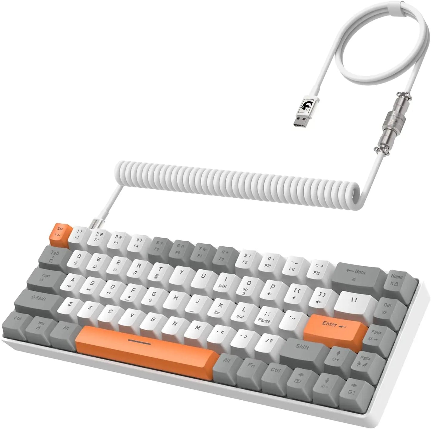 Wired 65% Mechanical Gaming Keyboard with RGB Backlit