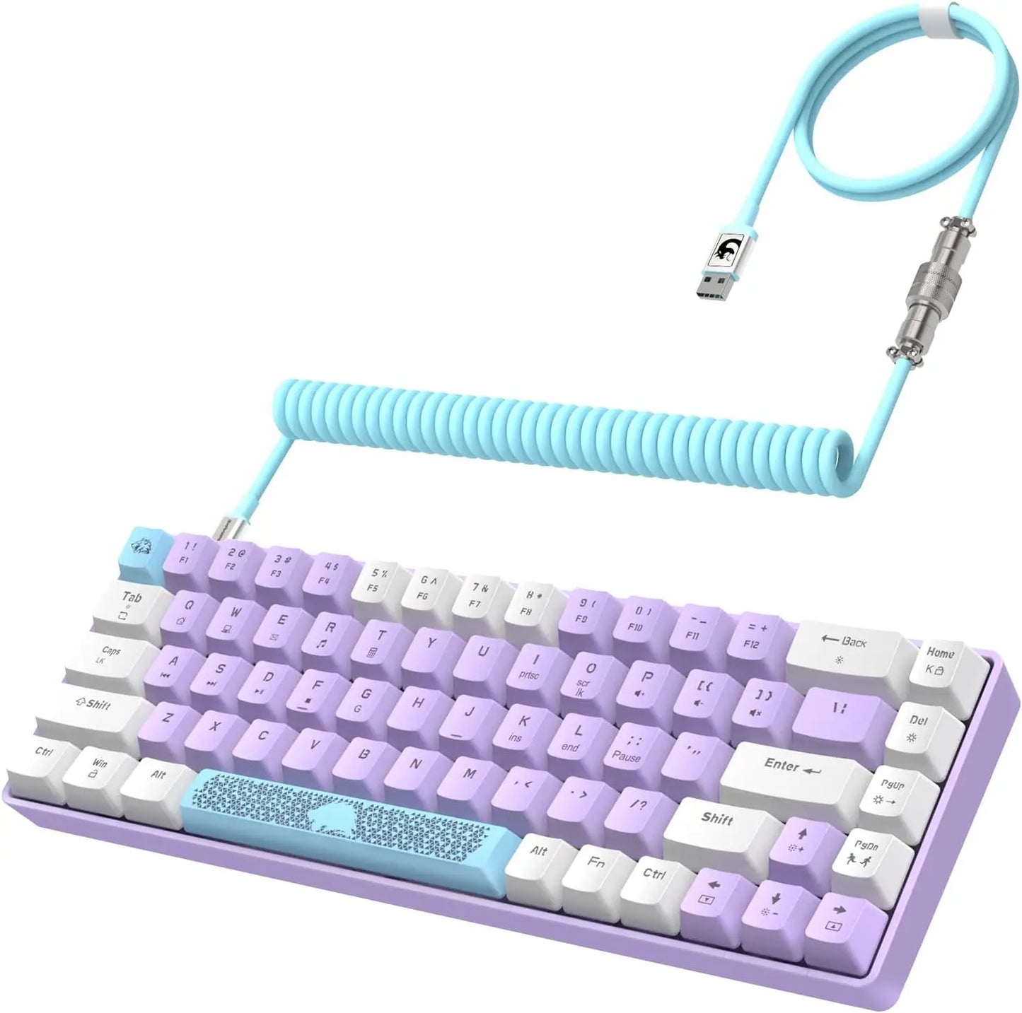 Wired 65% Mechanical Gaming Keyboard with RGB Backlit