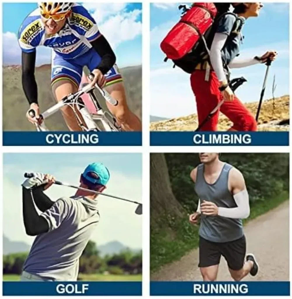 Outdoor Sport UV Sun Shield Arm Sleeves Cover Sports