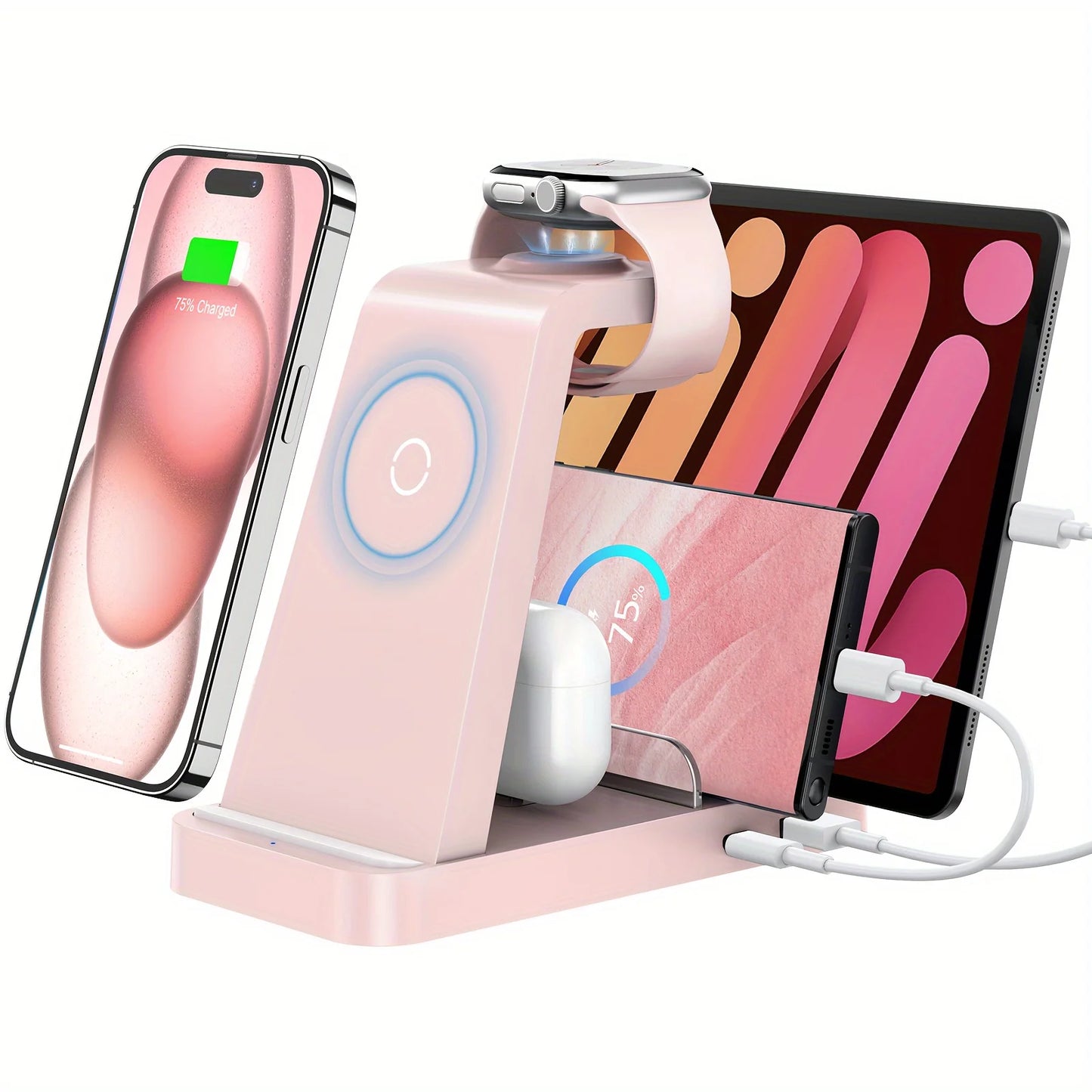 5-in-1 Fast Wireless Charging Station for Multiple Devices for iPhone