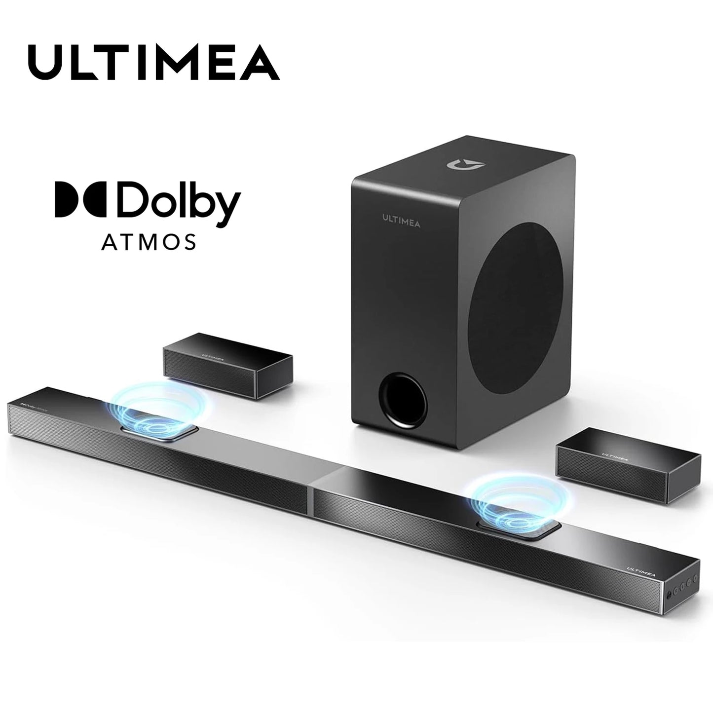 Smart TV,4K HDR Pass-through,Home Theater Wireless Bluetooth Soundbar Speakers