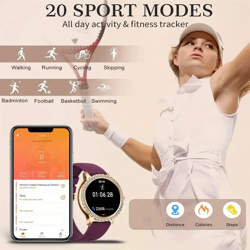 smart Watches for Women for Android and for iPhone Full Touch Screen