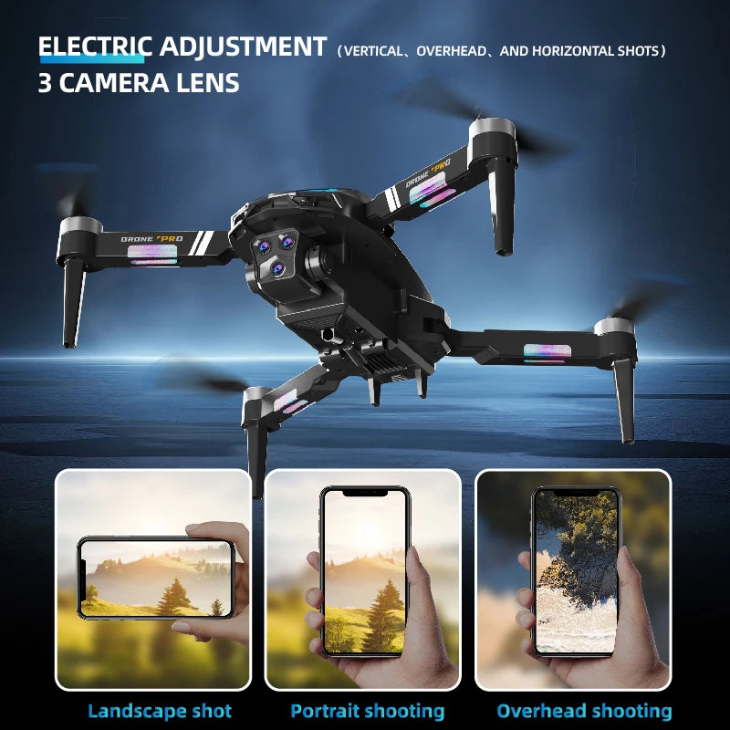 New K706 Drone Professional Dual Camera With 1080P WIFI FPV HD Aerial Photography Wide Angle