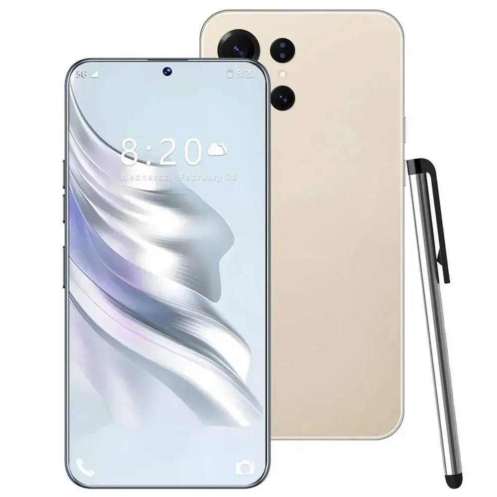 S26 Ultra NEW 7.3HD Global Edition Original Smart Dual Card 7800Mah Battery Facial Recognition Function Tablets Case