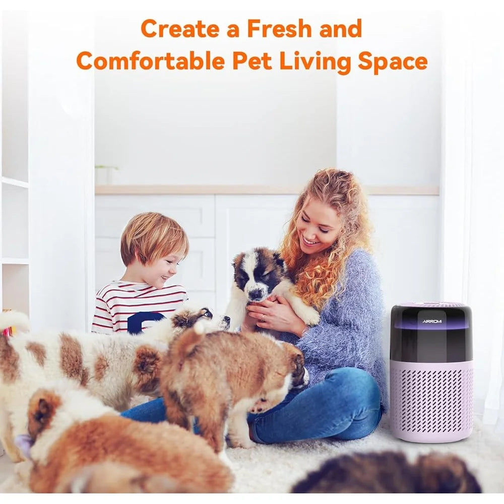 HEPA Air Purifier Home Quiet 360° Air Cleaner Essential Oil Fragrance