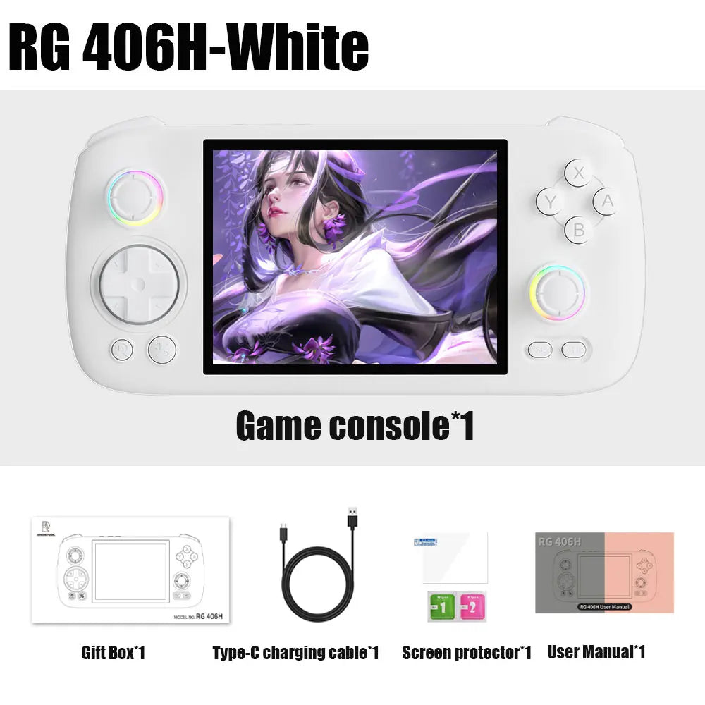 RG 406H Retro Game Console Android 13 Unisoc T820 64-bit
