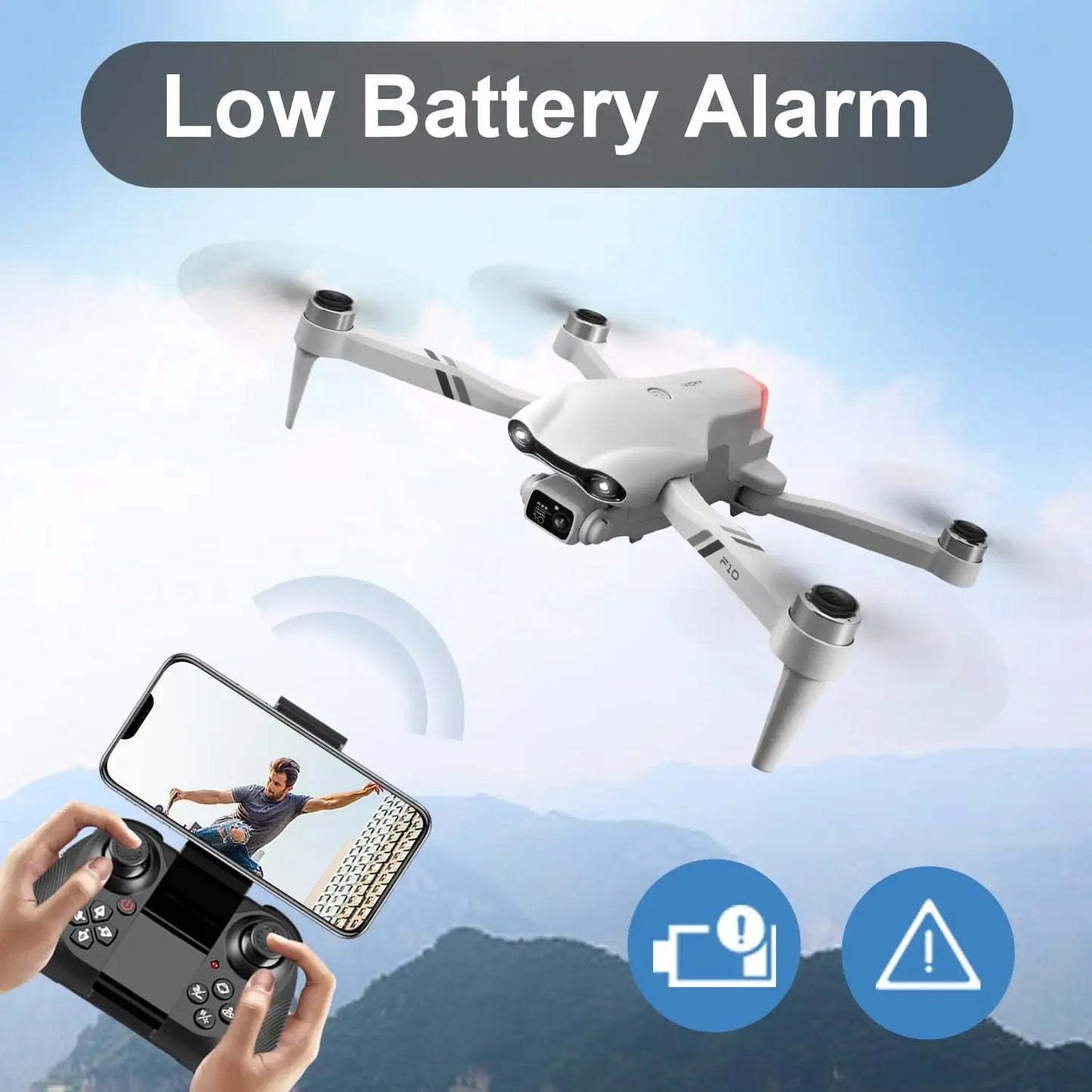 4DRC F3 Drone GPS Professional HD Aerial Photography Dual Camera WIFI FPV Toys Gift WIFI FPV 1080