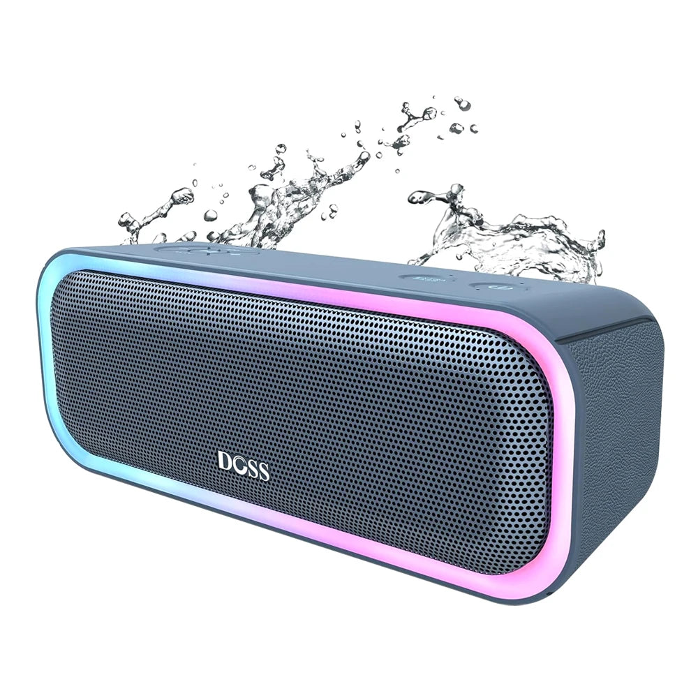DOSS Bluetooth 5.0 Speaker Powerful 20W Stereo Sound Extra Bass Sound
