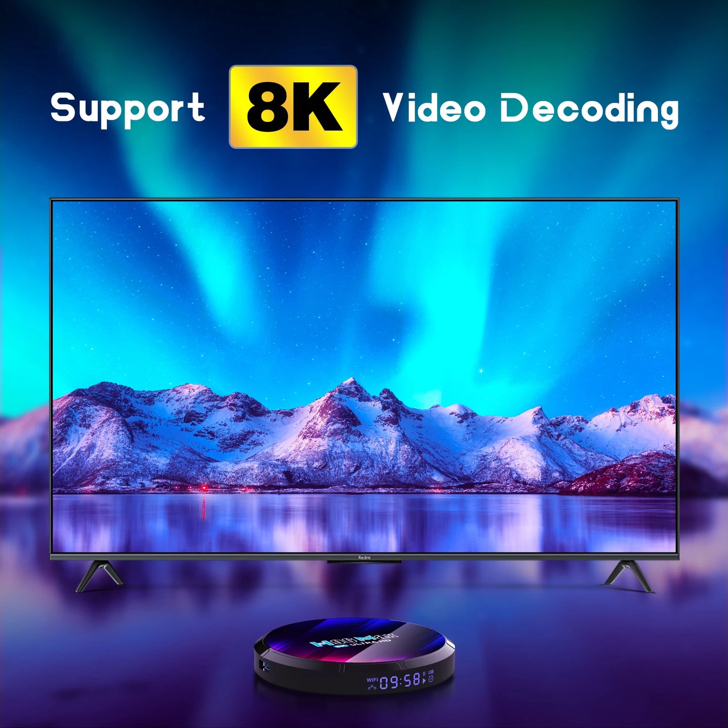 Android Smart TV WIFI6 smart Streaming Media Player