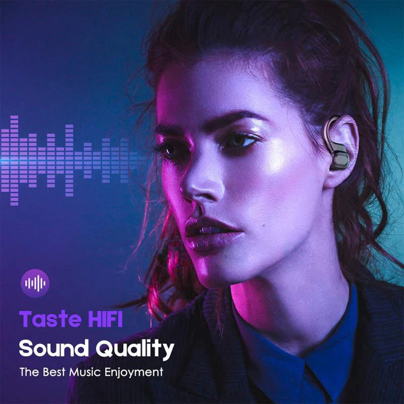 Original Wireless Earphones Ture Wireless Earbuds Ear Hook Sports HiFI Stereo Waterproof Headset With Mic TWS Headphone