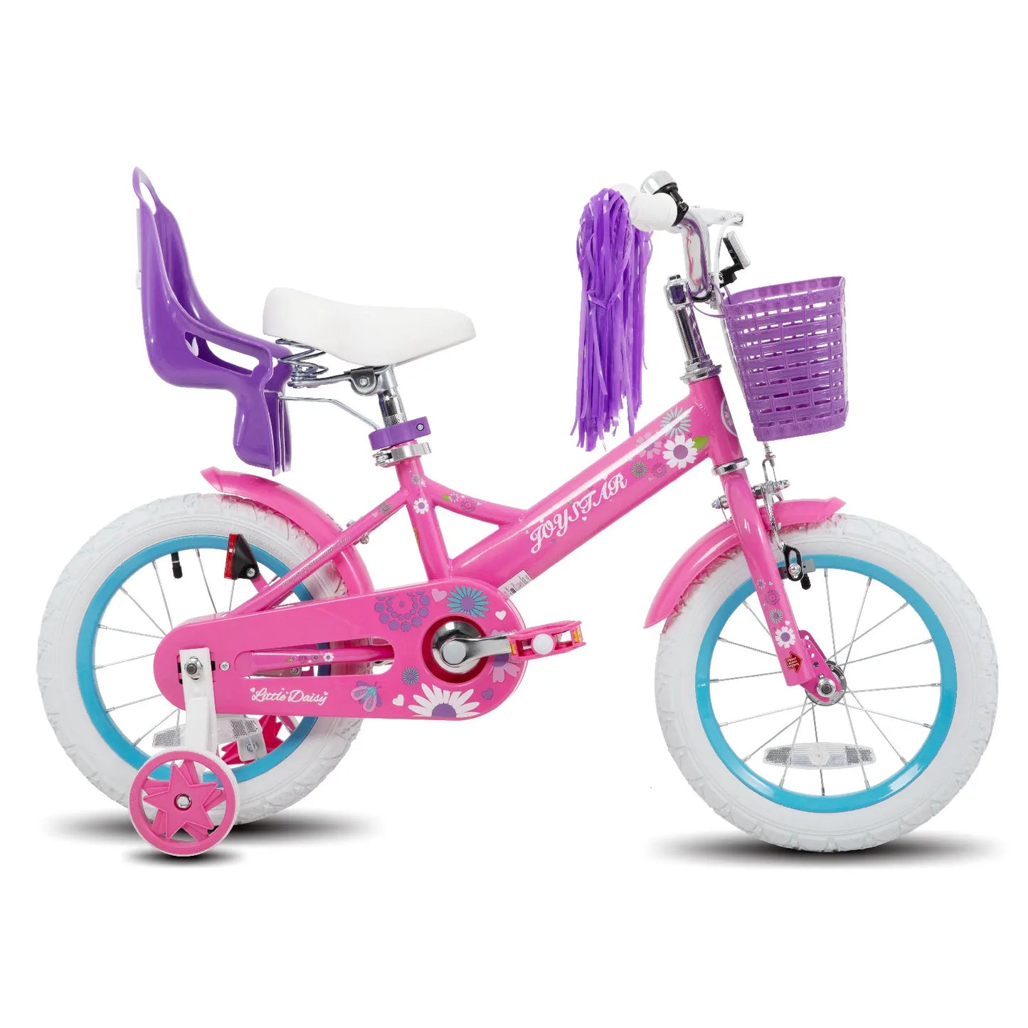Little Daisy Kids Bike for Girls Ages 2-7 Years, Bikes with Doll Bike Seat