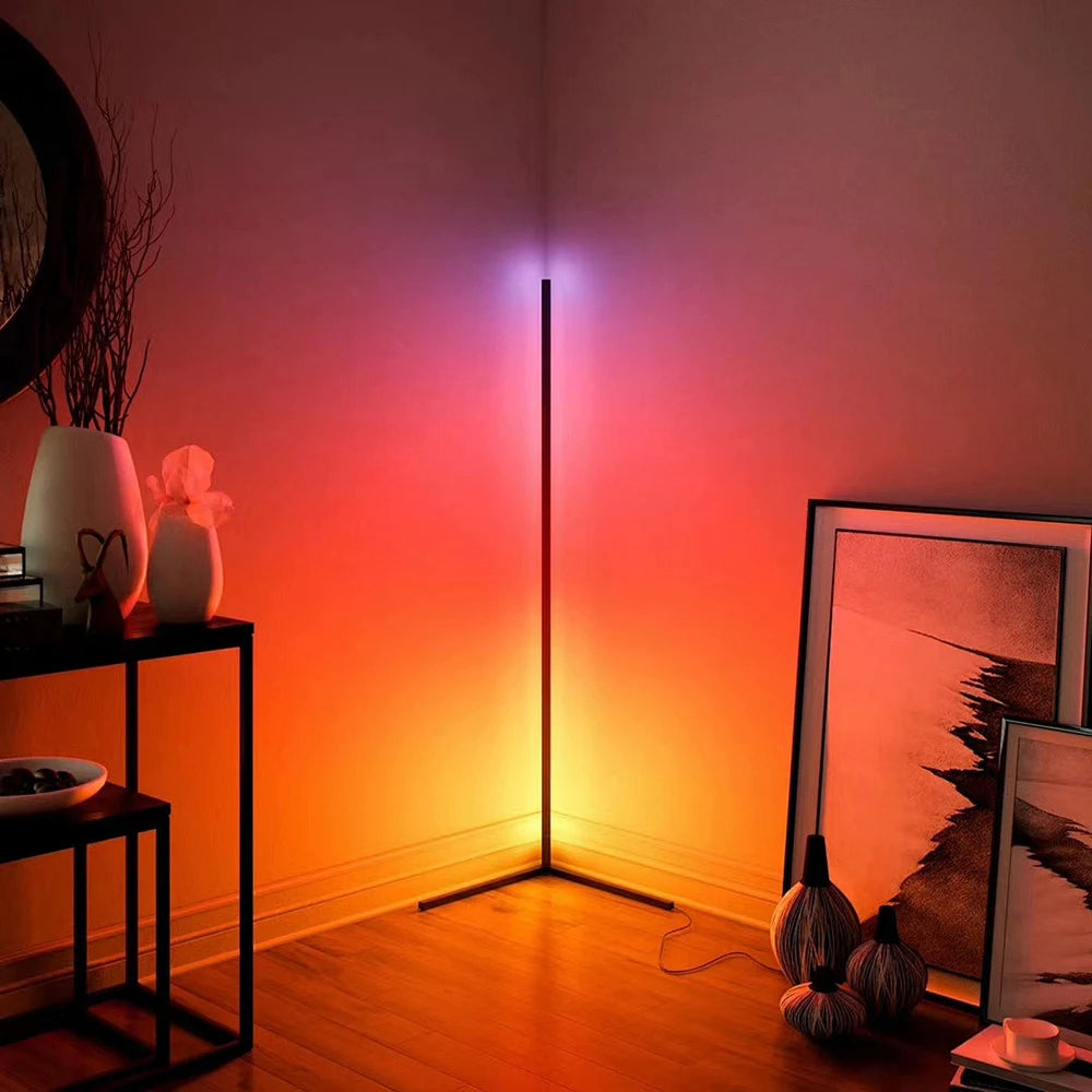 KANTUTOE Smart Bluetooth LED Corner Floor Lamp Dimmable