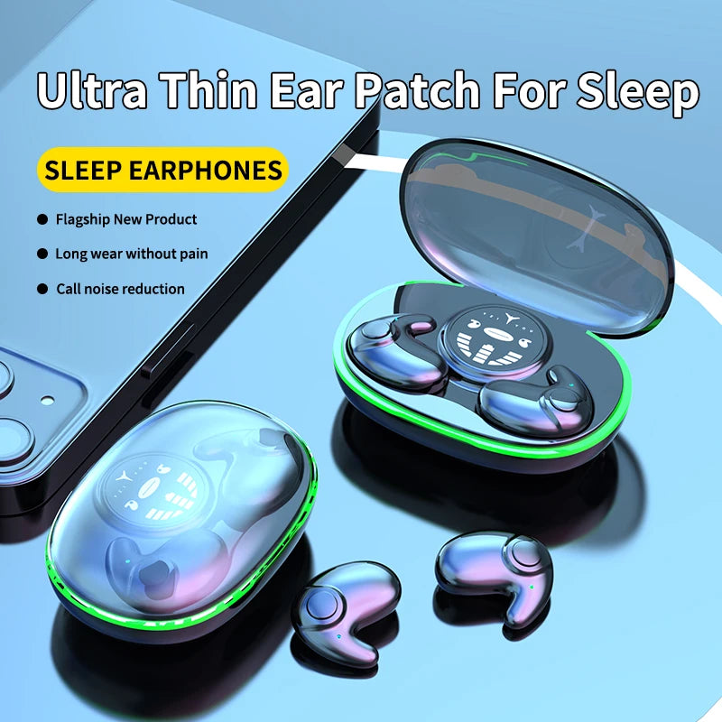 Earbuds for Side Sleepers Invisible Bluetooth Ear Buds 6H Playback