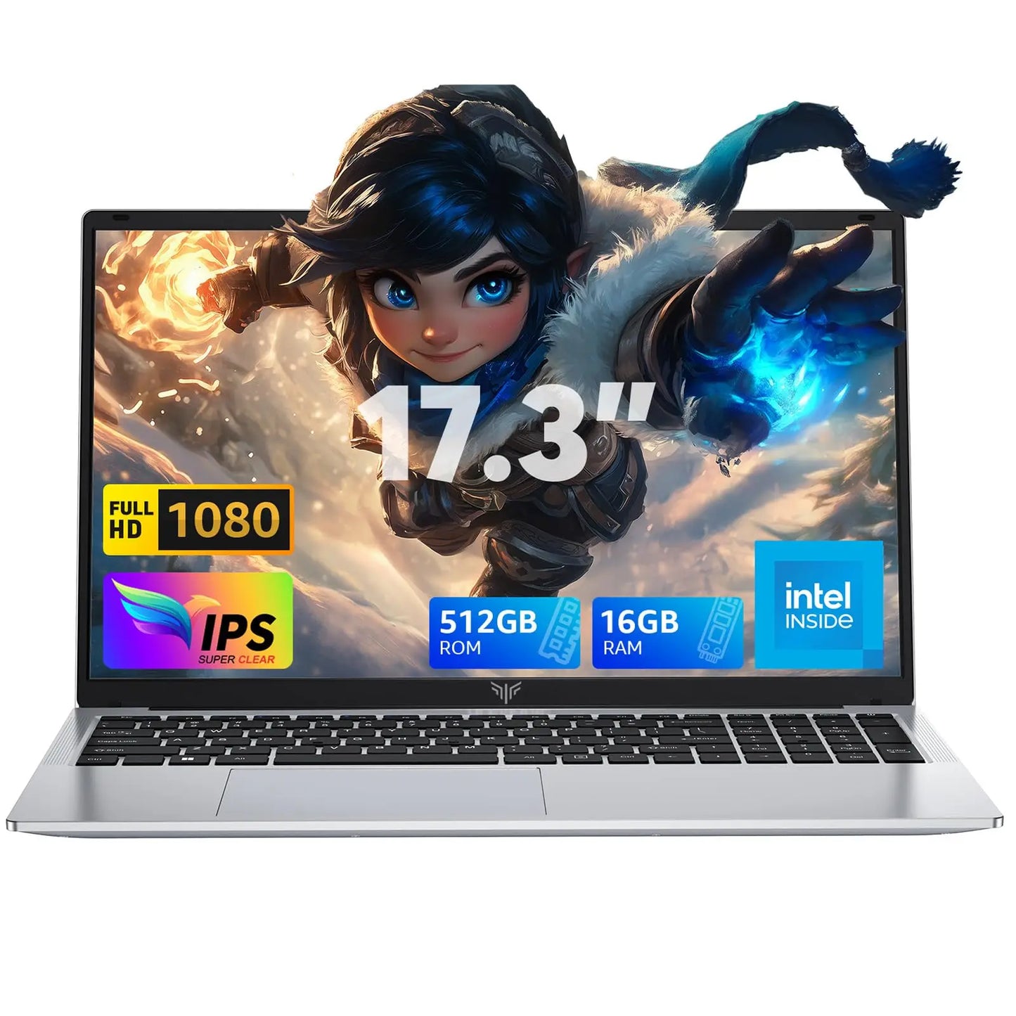 17.3inch Laptop with High Performance Quad Core-Computer