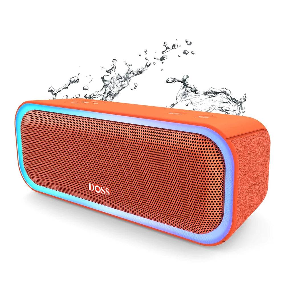 DOSS Bluetooth 5.0 Speaker Powerful 20W Stereo Sound Extra Bass Sound