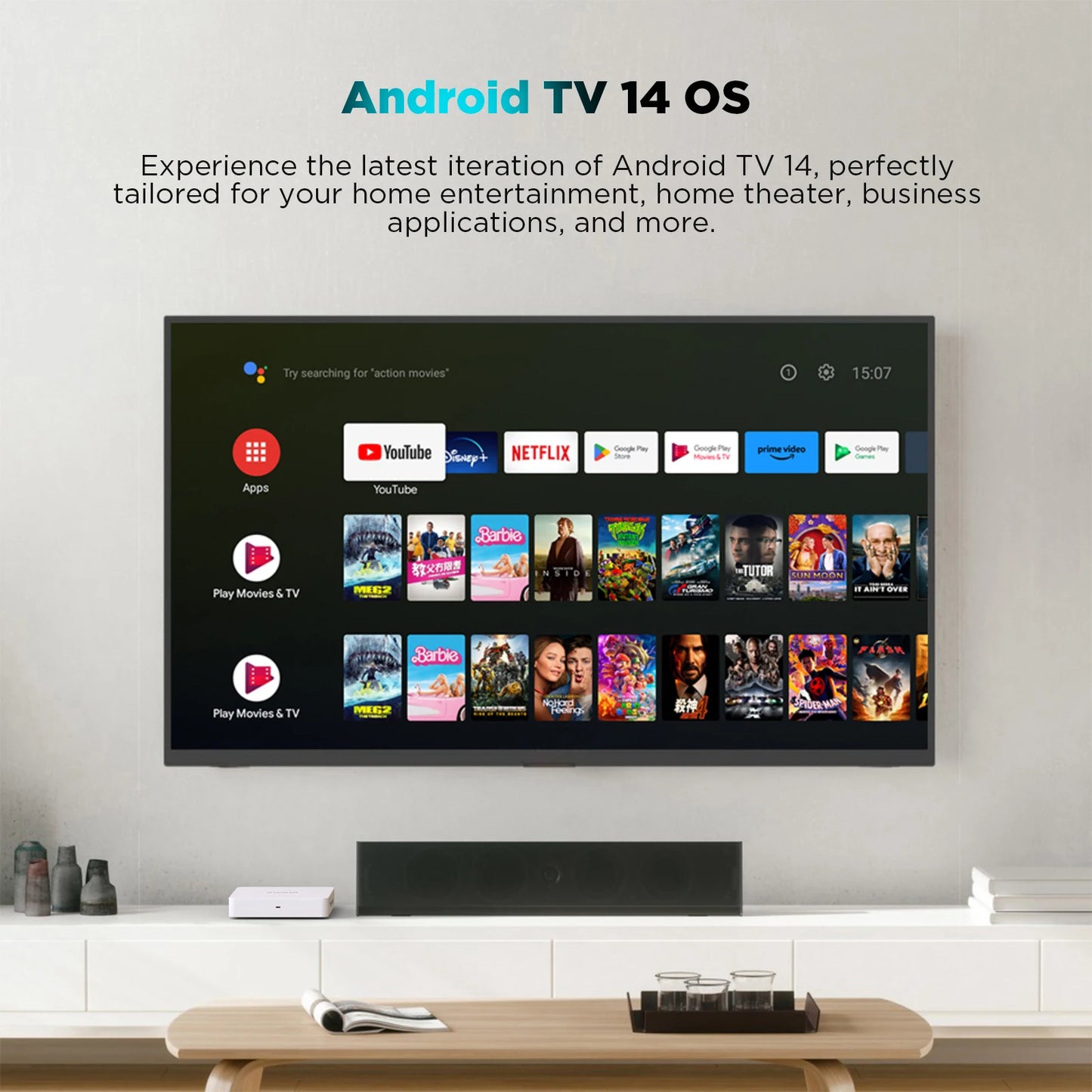 TV Box Amlogic S905Y4 Google Certified Netflix 4K Android TV 14 Media Player 2G32G Support Chromecast Dolby