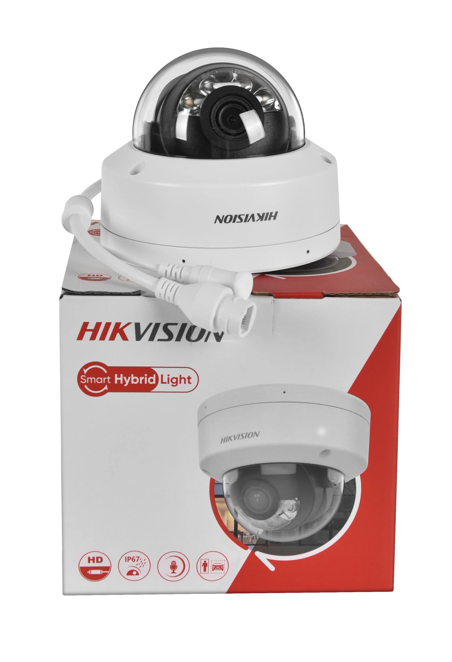 8MP IP Camera DS-2CD1183G2-LIU POE Built-in Mic 4K Smar Light Dual-Light Fixed Dome Network Camera