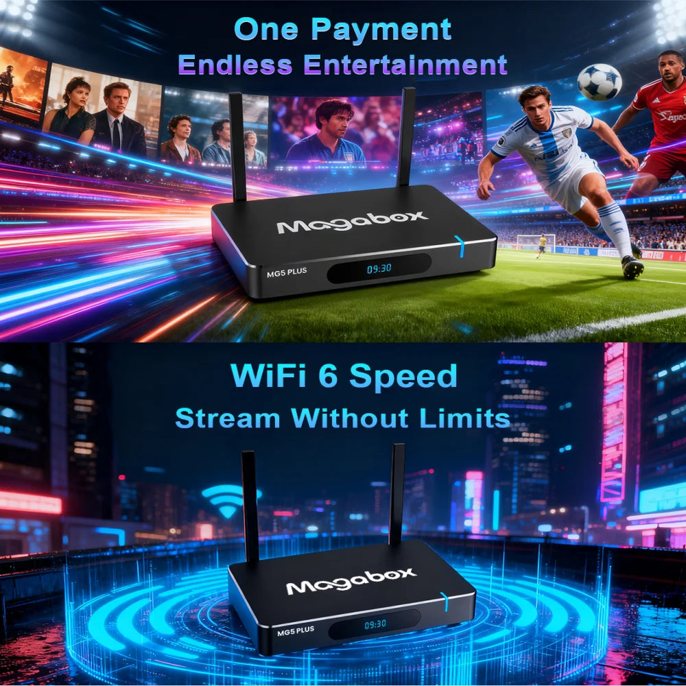 MAGABOX MG5 plus newest model 2025 not vseebox not sperbox