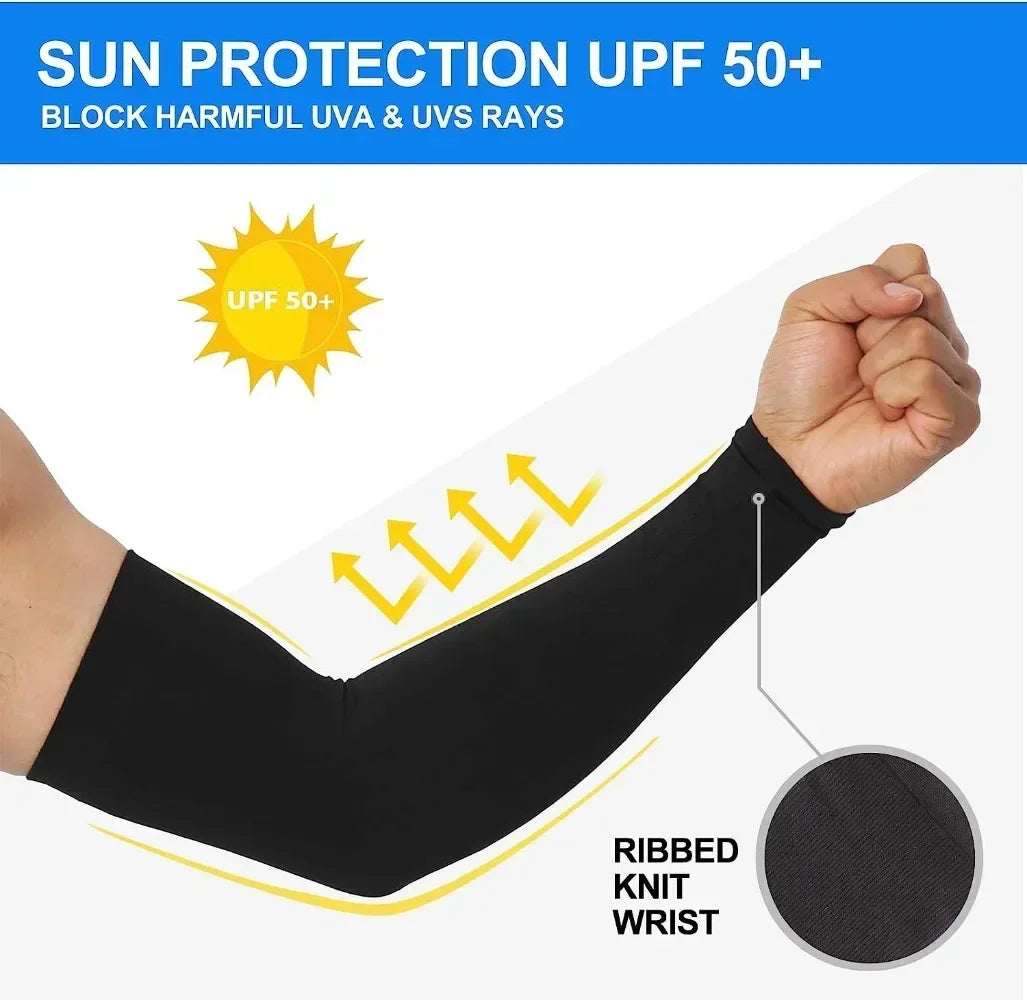 Outdoor Sport UV Sun Shield Arm Sleeves Cover Sports