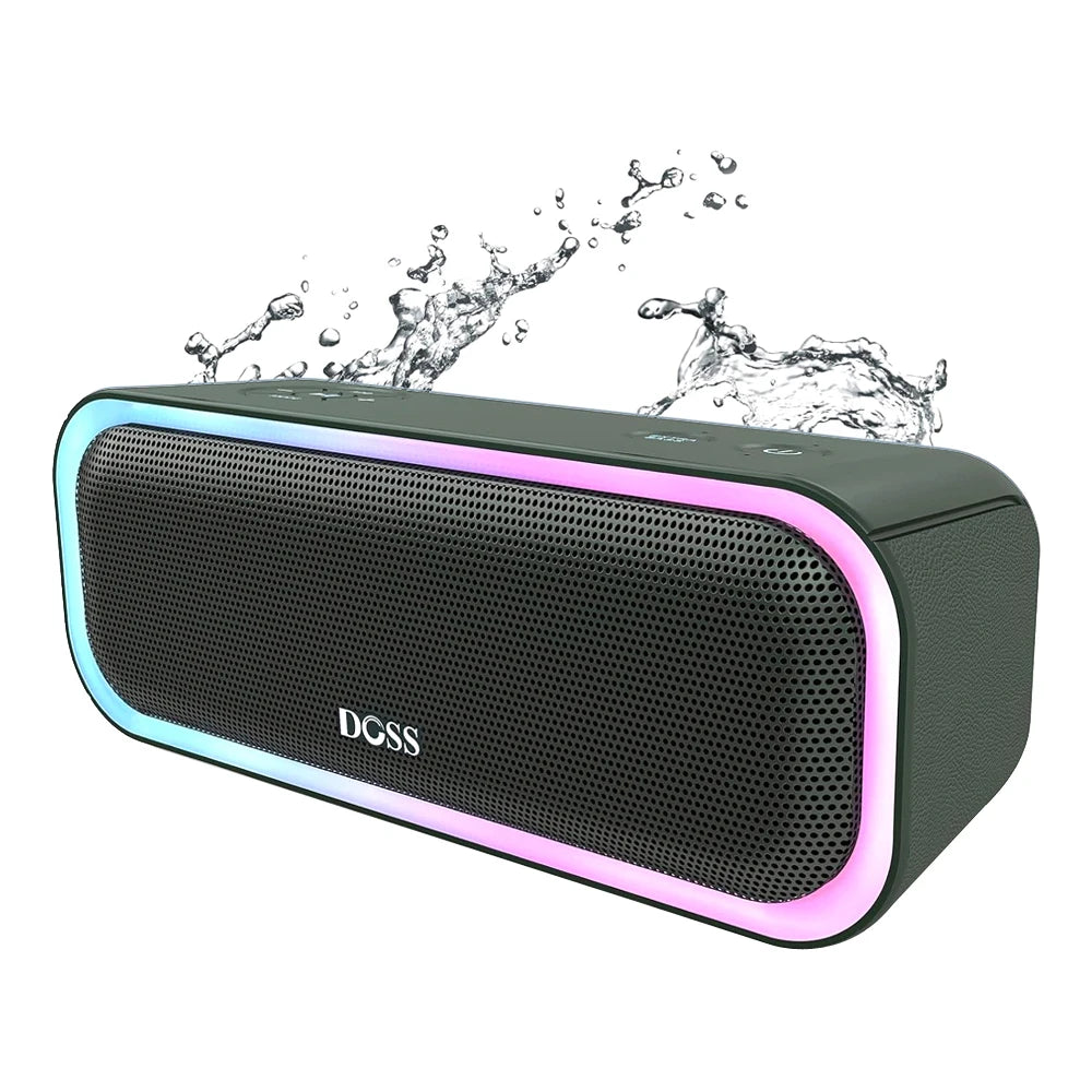 DOSS Bluetooth 5.0 Speaker Powerful 20W Stereo Sound Extra Bass Sound