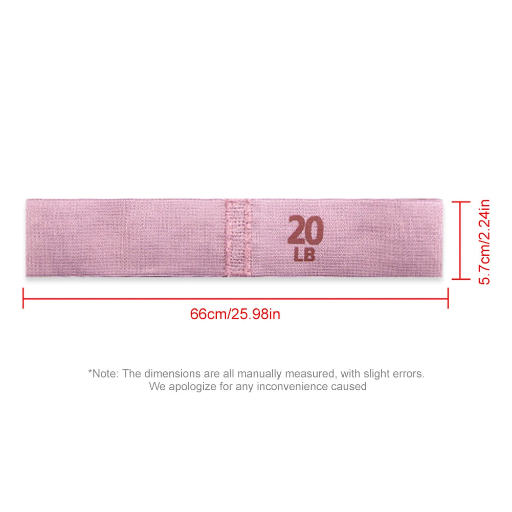 Hip Resistance Bands Anti-Slip Stretch Fitness Strips Portable Glute Thigh