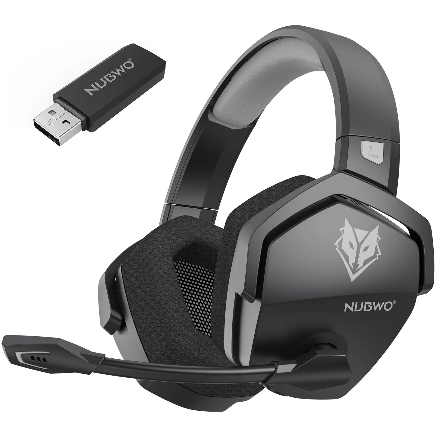 2.4G Dual Wireless Gaming Headset 5ms Low Latency 7.1 Surround