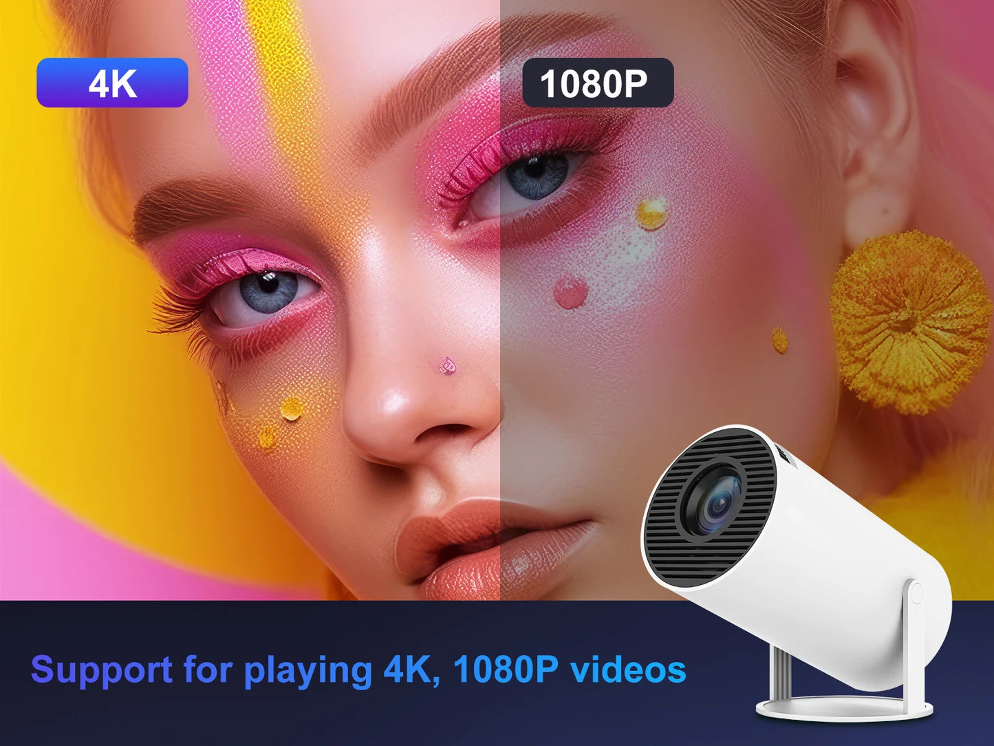 Magcubic HY300 Pro Projector 720P Wireless Screen WiFi Hi-chip