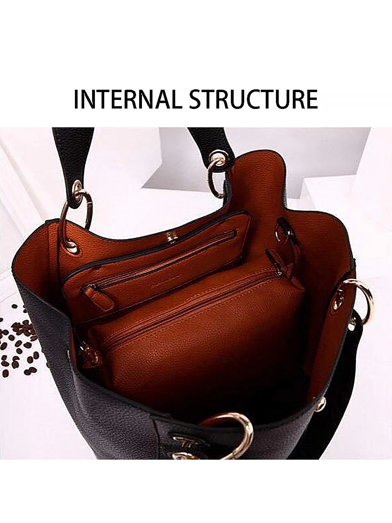 Handbags for Women Large Tote Bag PU Leather Waterproof Handbags Shoulder Bag