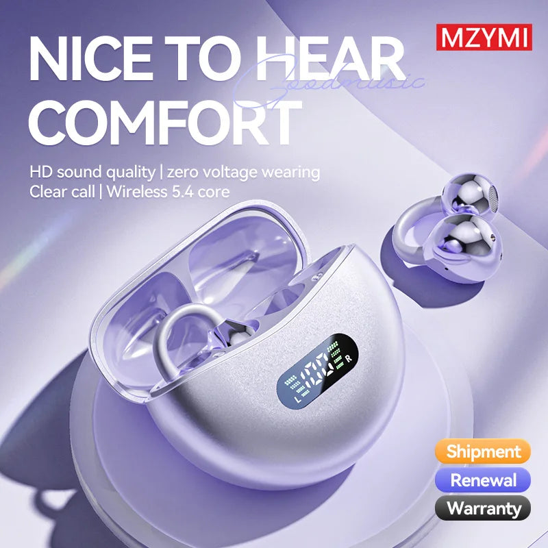 Bluetooth5.4 Earphones M79 Waterproof Sports Music Headphones LED Display