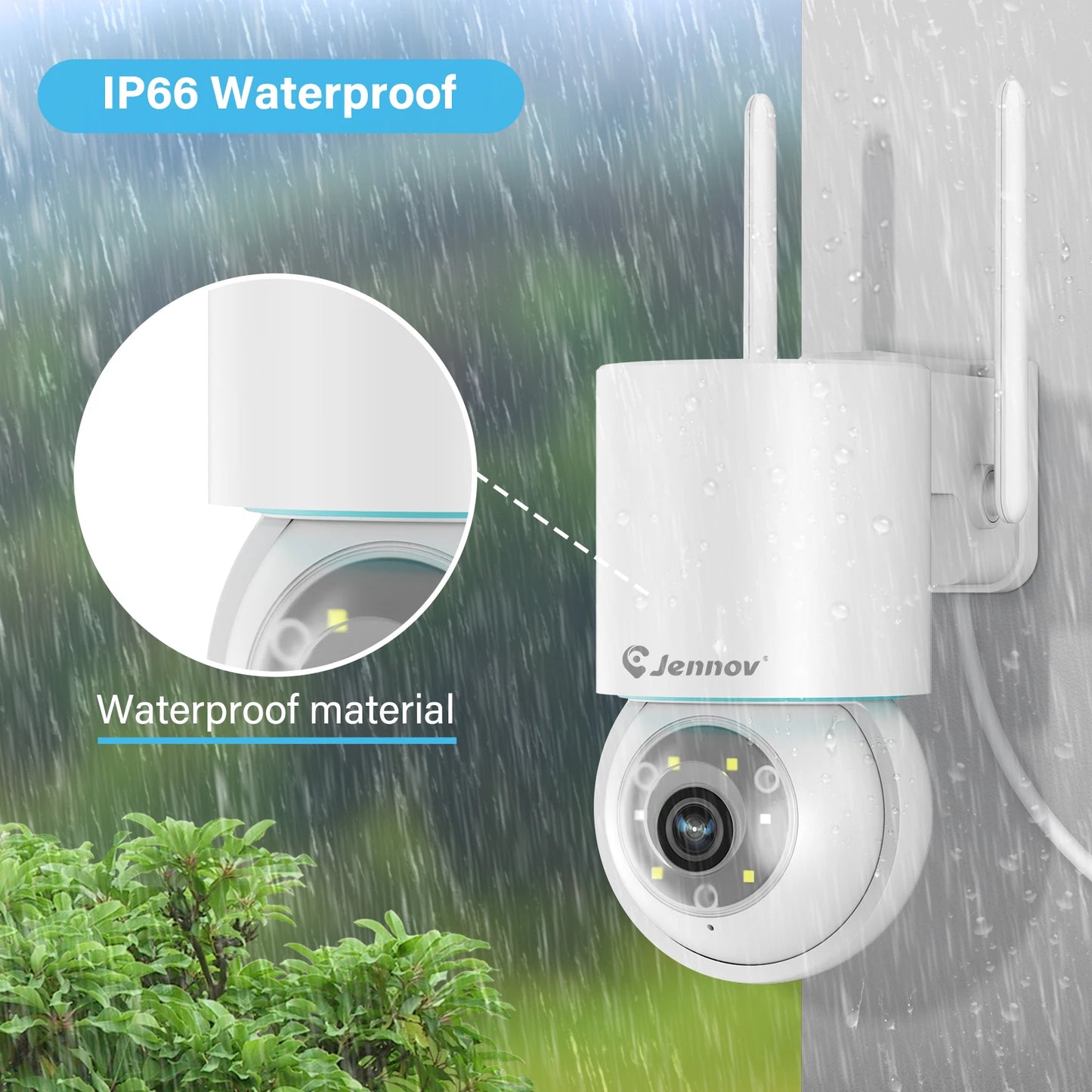 10CH Home NVR 5MP Wireless Security Camera System WiFi Outdoor IP Audio