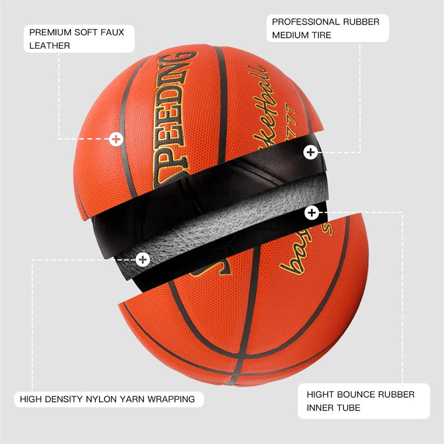 Professional Basketball Ball Non-slip Basketballs Outdoor Indoor