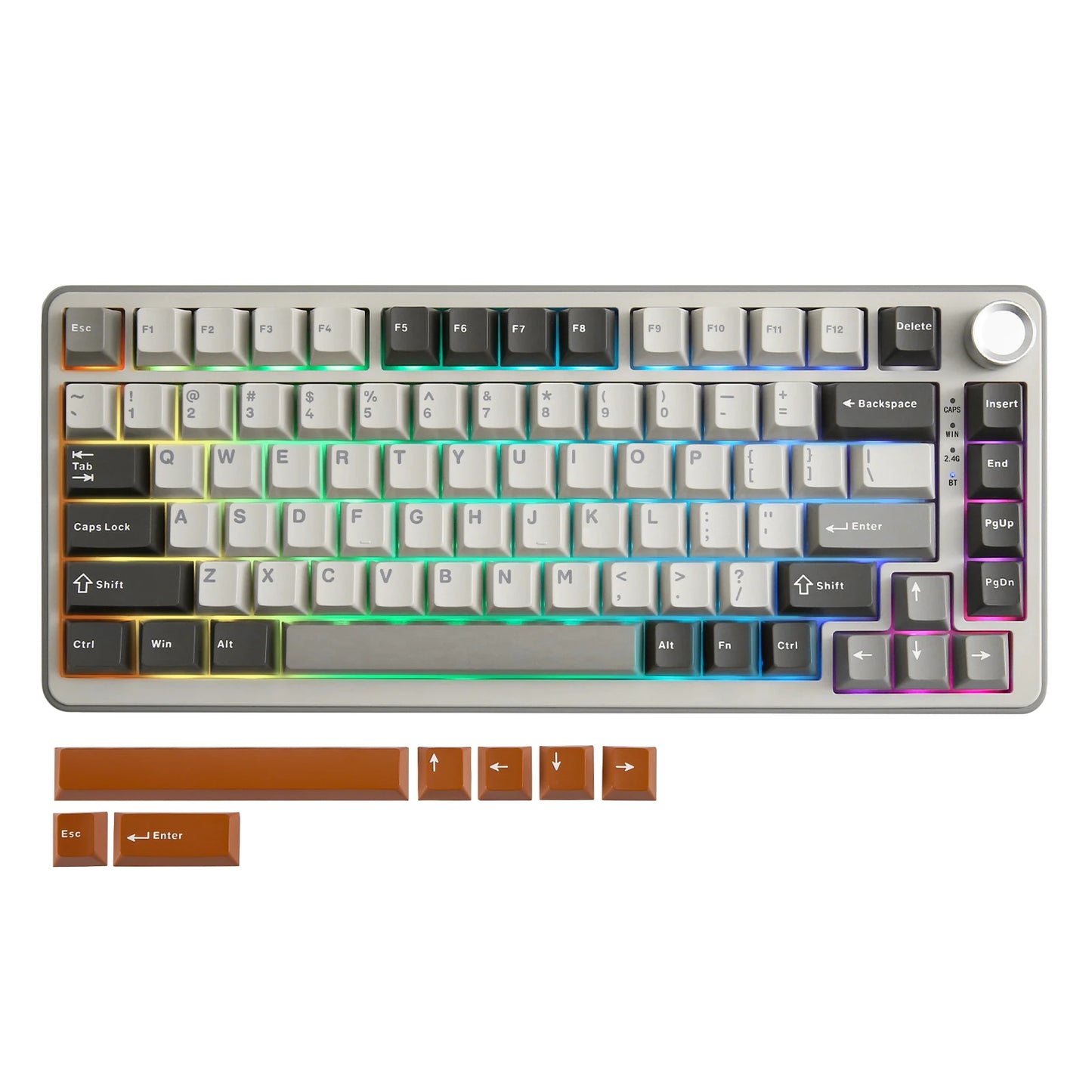 B75 PRO 82-Key Wireless Mechanical Gaming Keyboard,
