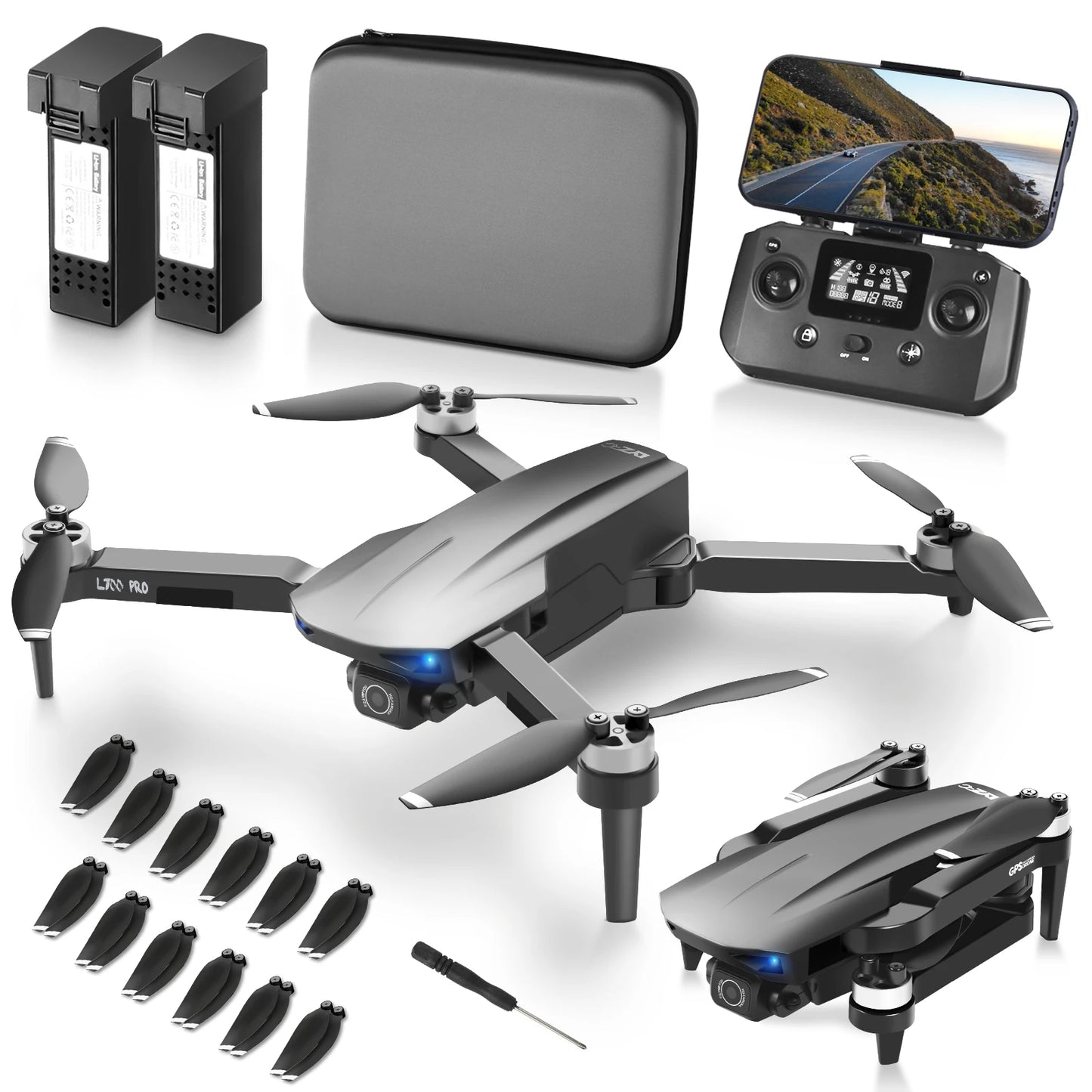 Drone with Camera 4K for Adults, GPS Quadcopter for Beginner