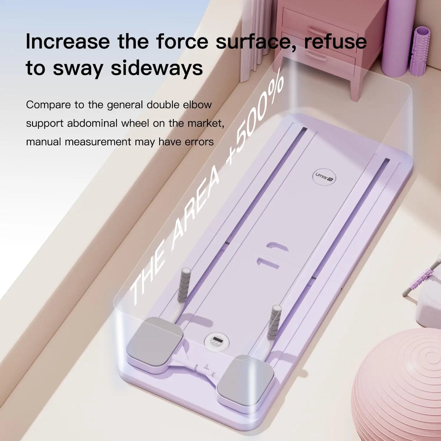Multifunctional Ab Exercise Board, Home Pilates Reformer for Abdominal and Core