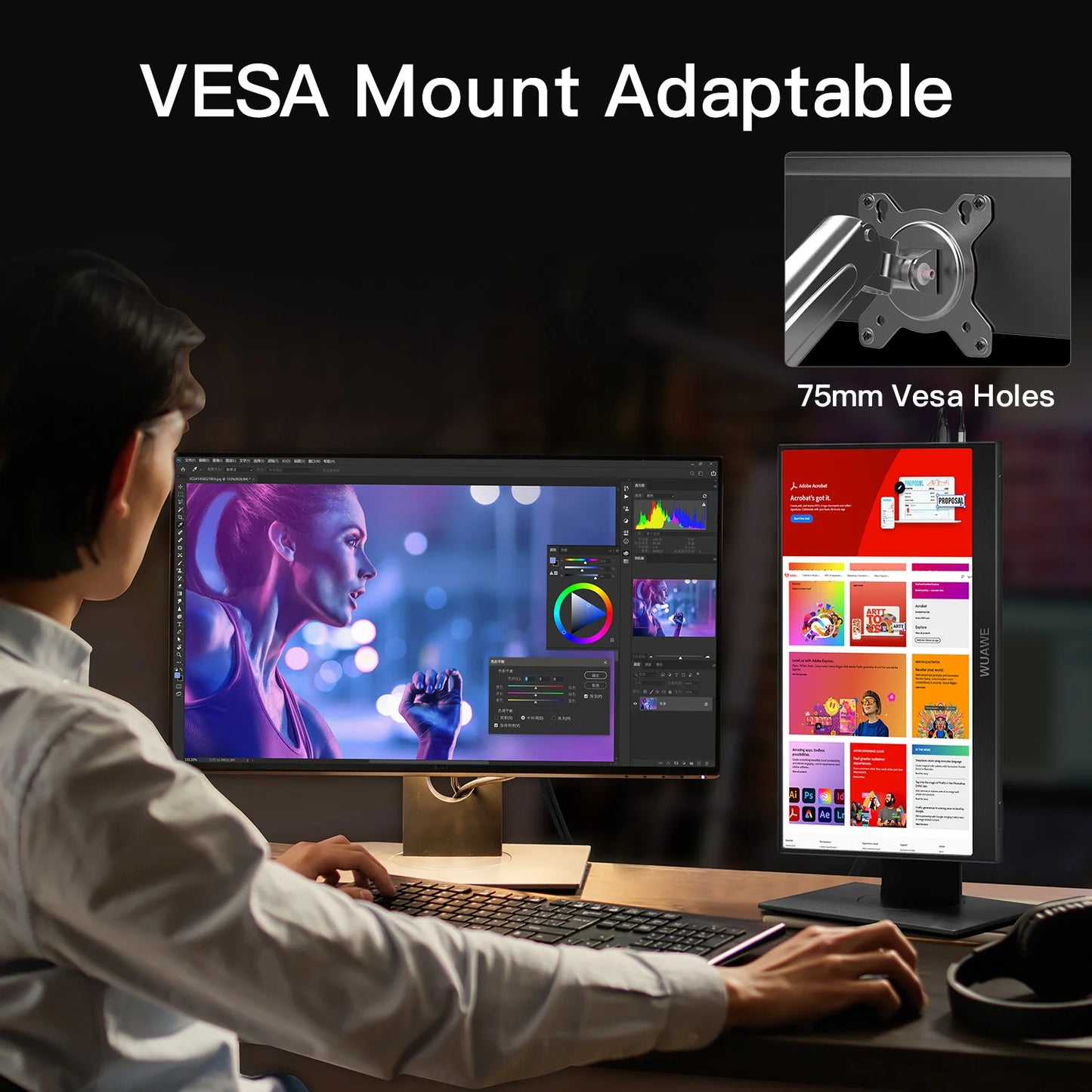15.6 inch Portable Monitor for Laptop, 1080P USB HDMI Travel ExternalComputer