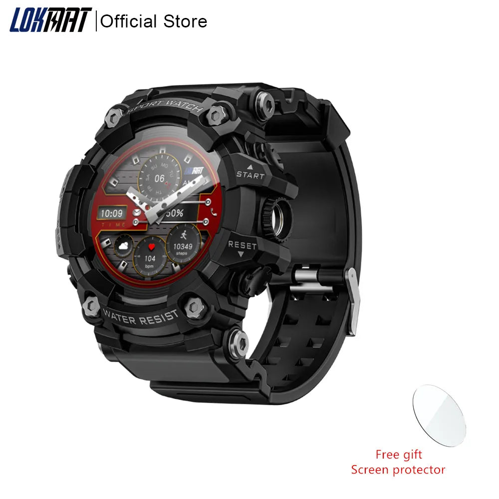 Rugged Sport Smart Watch ATTACK-GT Bluetooth Calls Colorful Waterproof Military