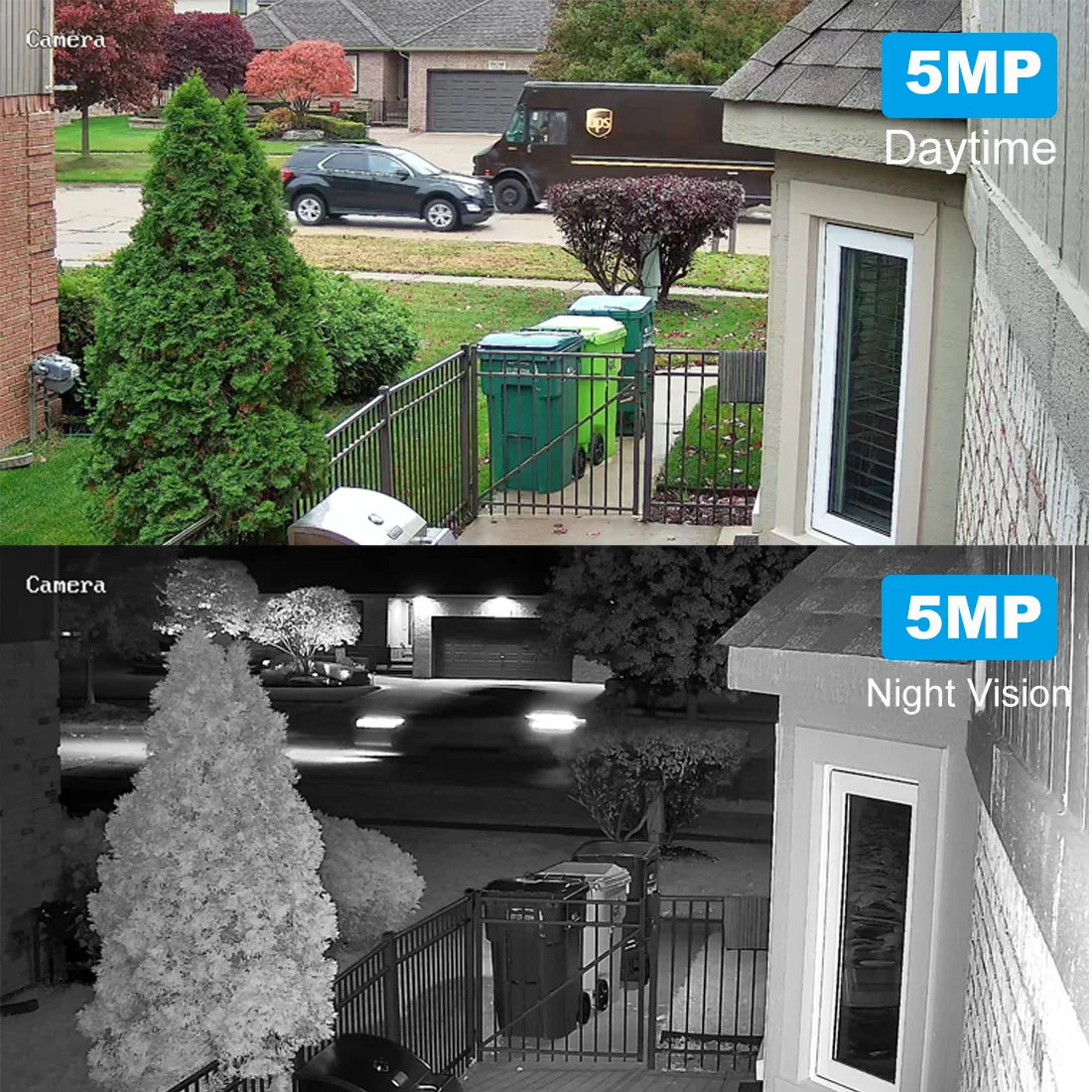 10CH Home NVR 5MP Wireless Security Camera System WiFi Outdoor IP Audio