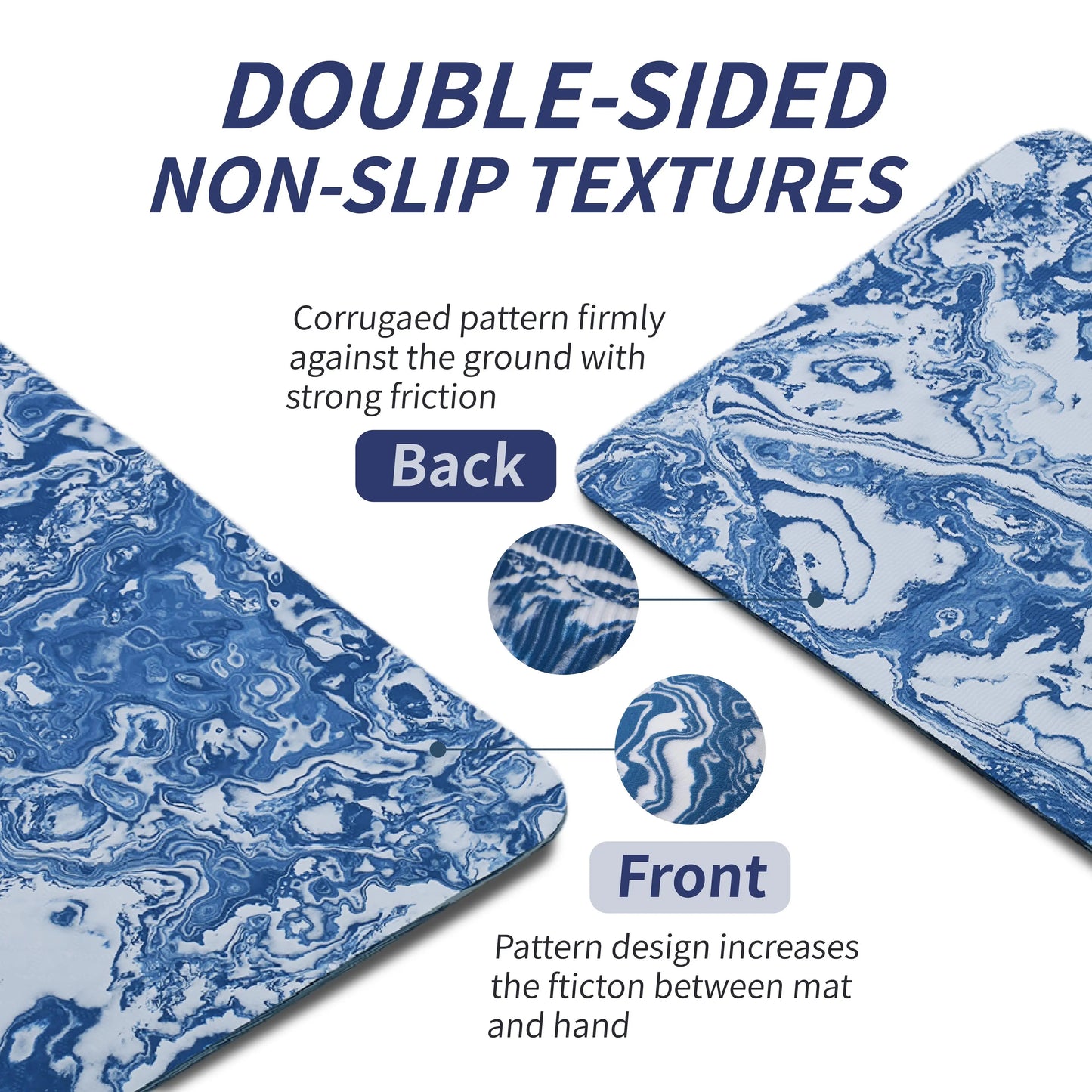 Yoga Mat, Exercise Non-Slip Design, Fitness and Floor Exercises