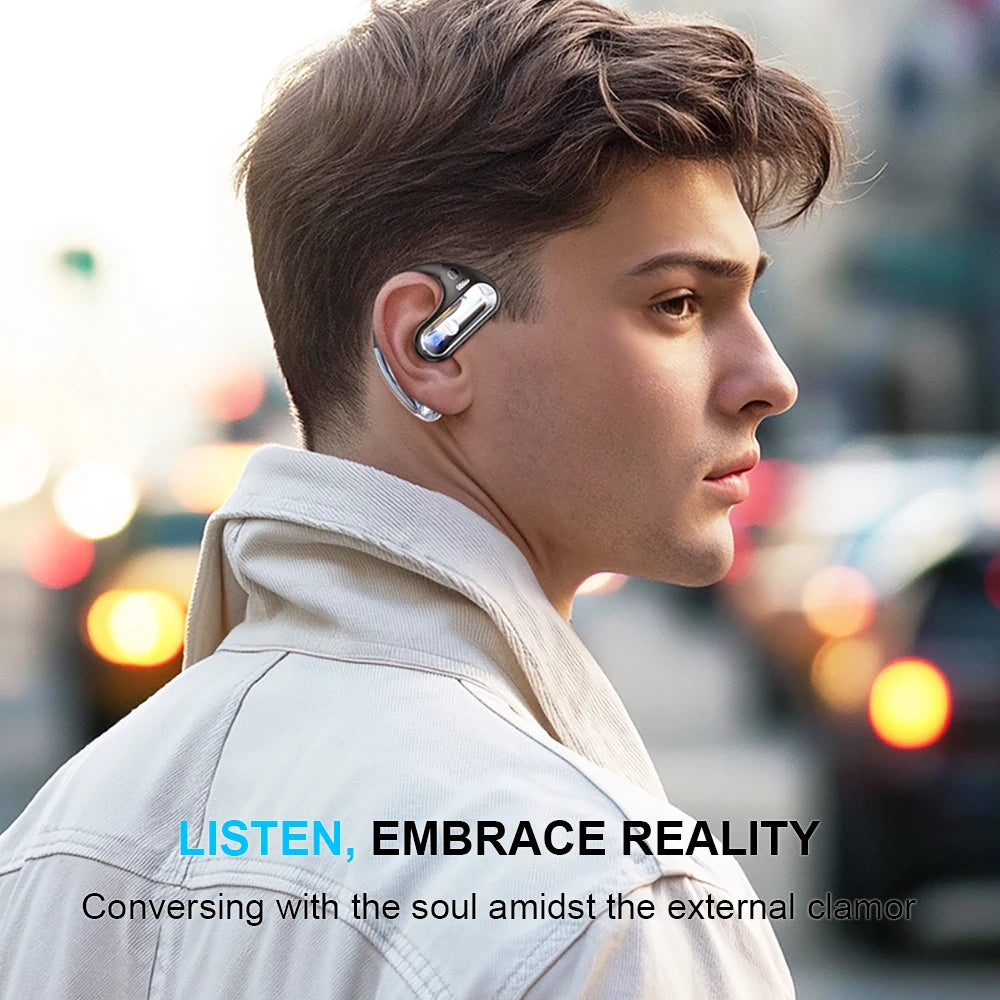 TWS Wireless Bluetooth Earphones Gaming Sport Stereo Ear hanging type