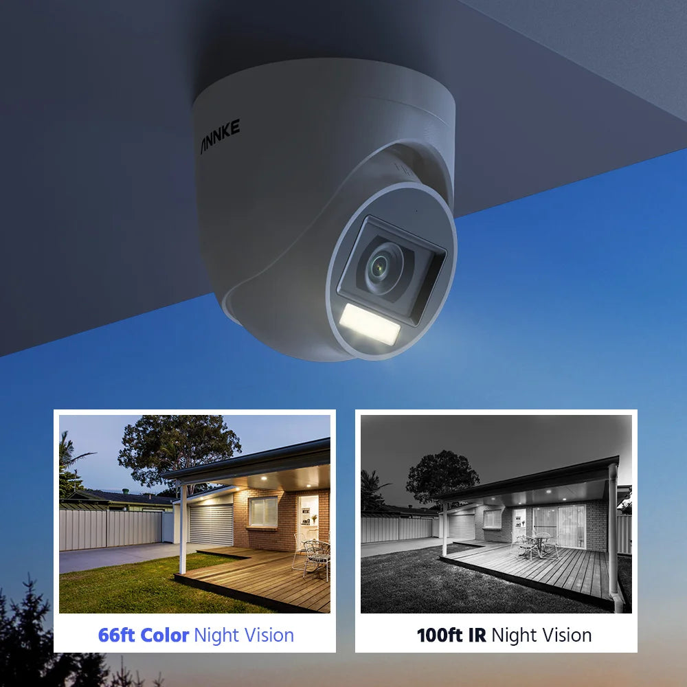 4Pcs 5MP CCTV Cameras IP67 Waterproof Video Surveillance Outdoor