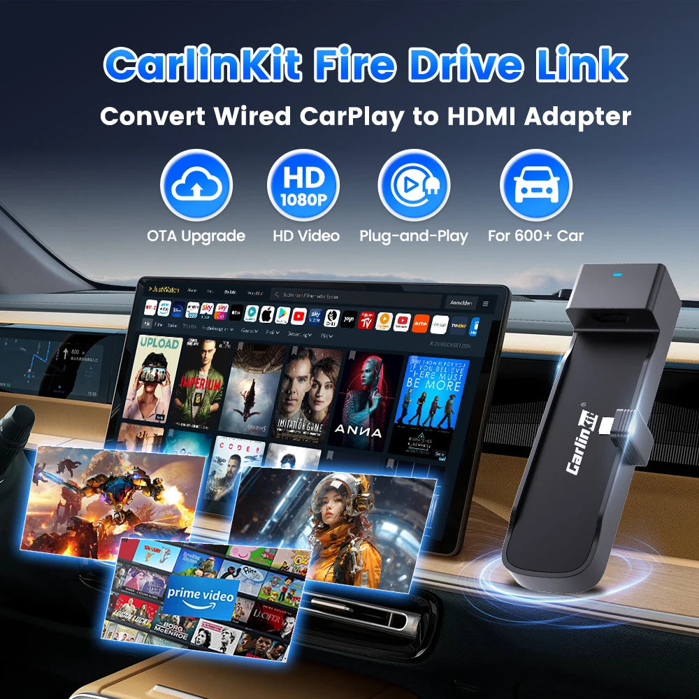 New CarlinKit FireDrive Link For Amazon Fire TV Stick
