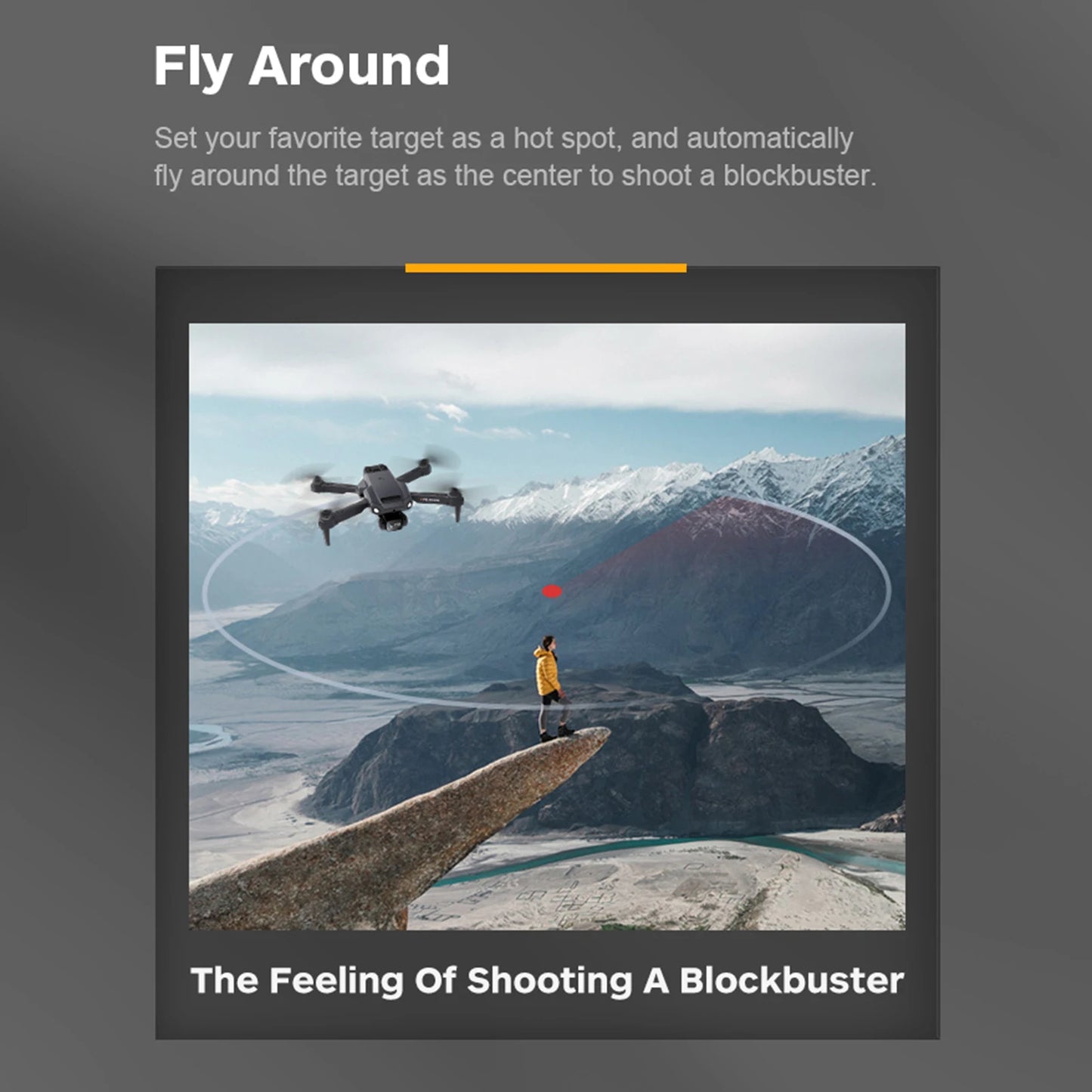 Drone with Camera 4K Dual Camera RC Quadcopter with Function